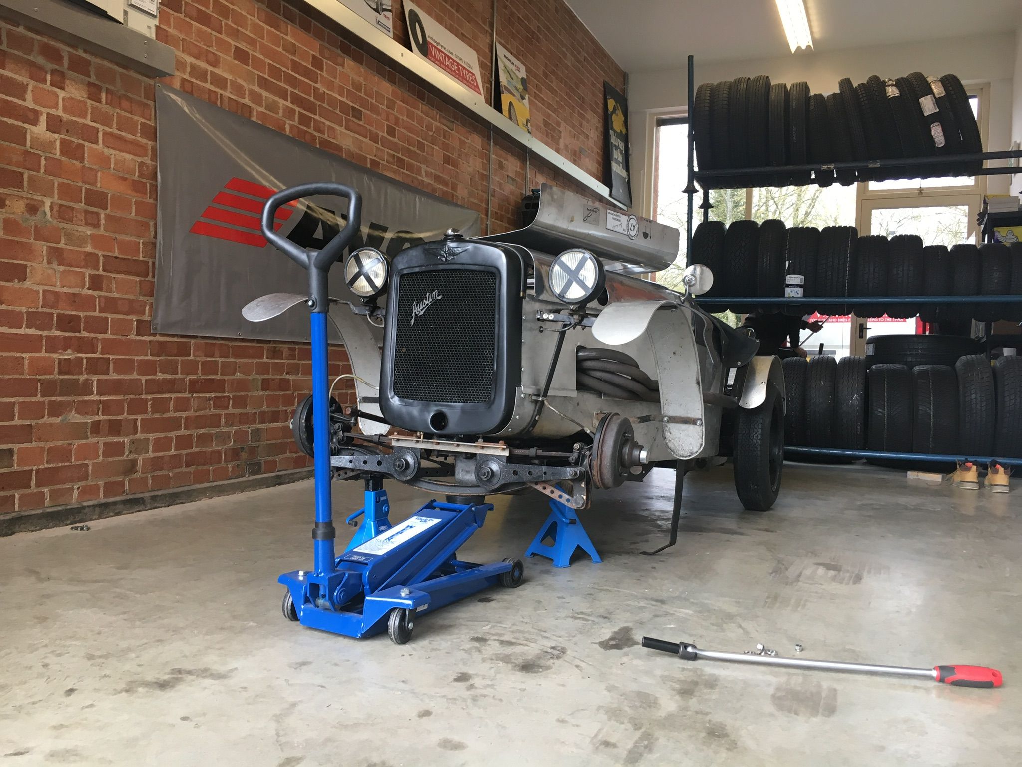 Expert fitting and balancing at Beaulieu and Bicester Heritage