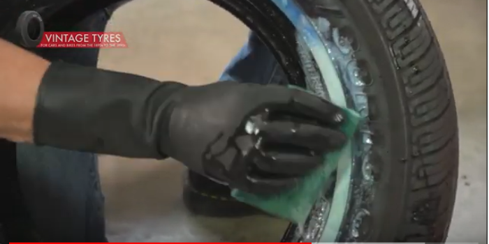 How to Remove the Blue Film From Whitewall Tyres 