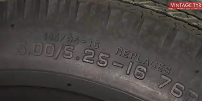 How to Read Markings on Classic Car Tyres