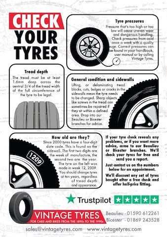 Vintage tyres safety check guide